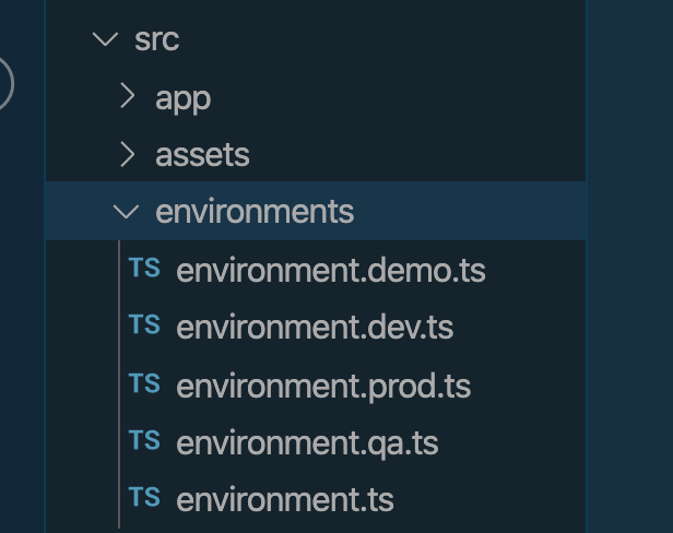Multiple environment files